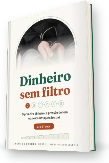 Capa do livro Dinheiro Sem Filtro em 3D
