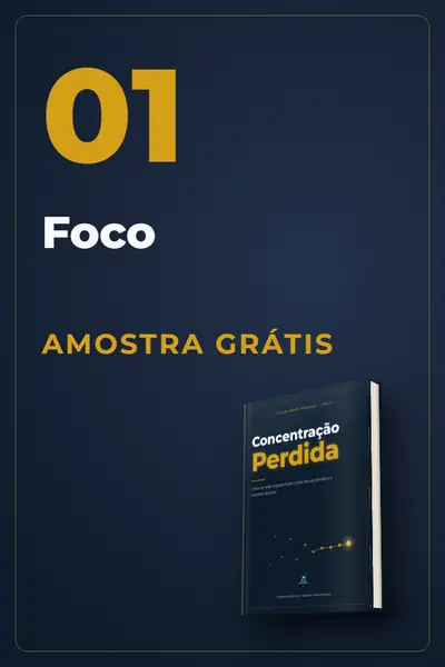 Amostra grátis do Livro 01, Concentração Perdida