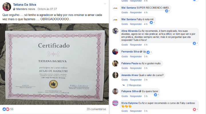 Curso de Cutilagem para Manicures com Faby Cardoso - Especialização