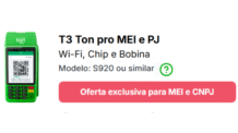 Maquininha Ton T3 Ton pro MEI e PJ